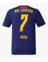 RB Leipzig Antonio Nusa #7 Bortedrakt 2025-26 Korte ermer